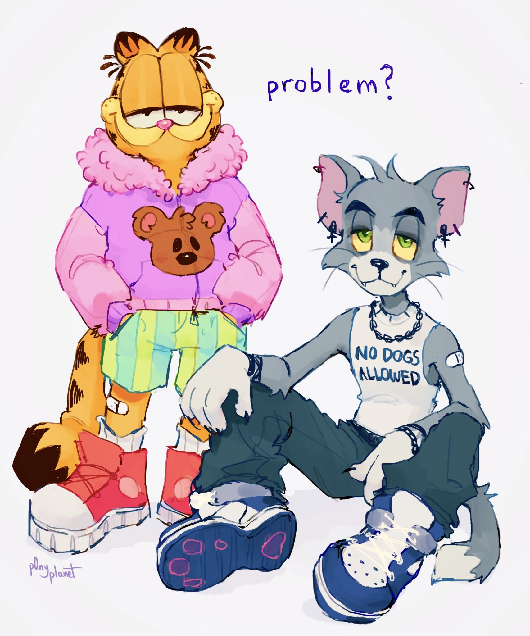 Pooky Garfield Danbooru