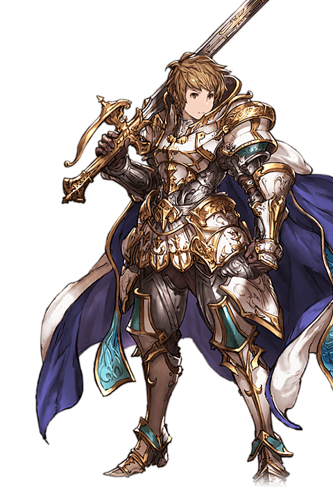 gran and holy saber (granblue fantasy) drawn by minaba_hideo