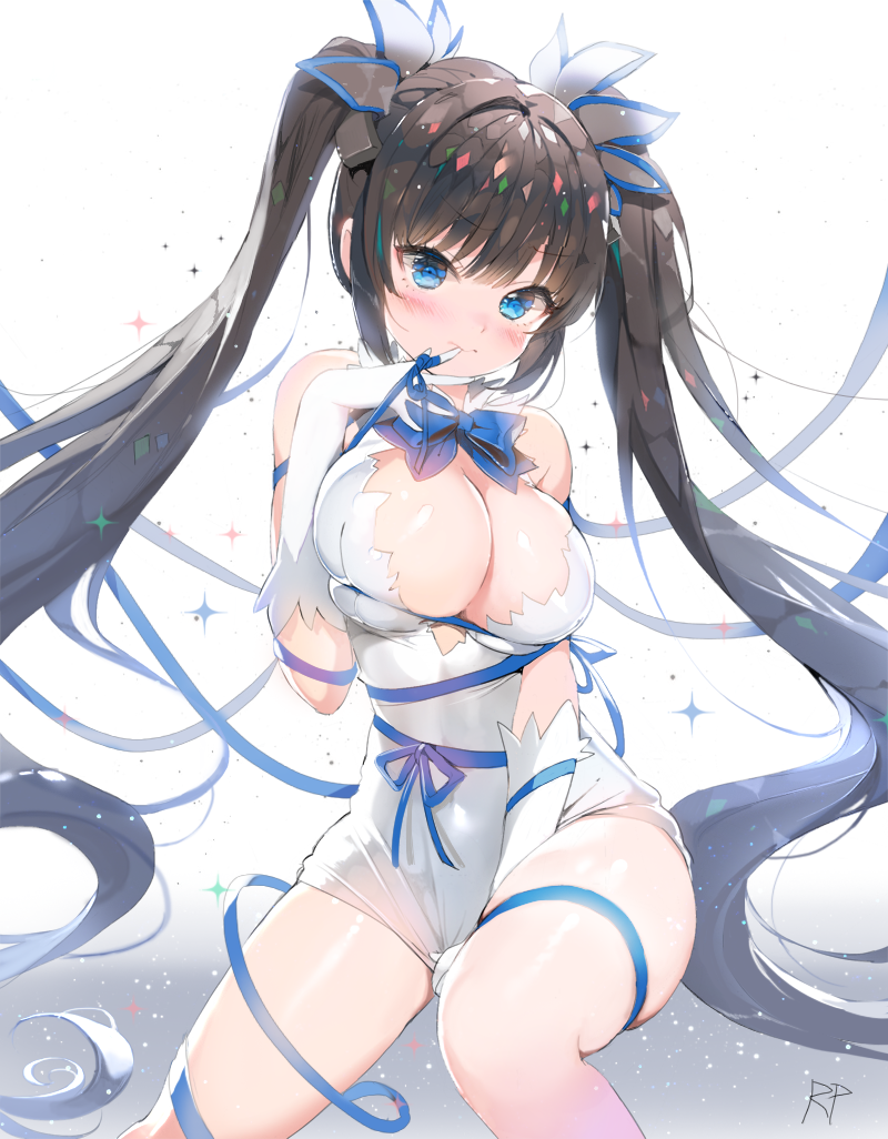 hestia (dungeon ni deai wo motomeru no wa machigatteiru darou ka) drawn by repi