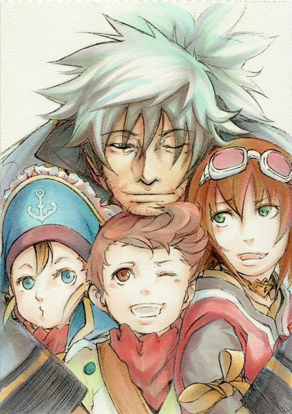 rita mordio, raven, karol capel, and patty fleur (tales of and 1 more) drawn by sokorahen_no_hito