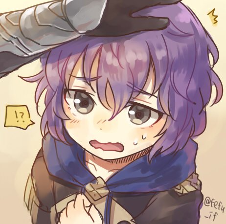 male byleth and bernadetta von varley (fire emblem and 1 more) drawn by tefutene