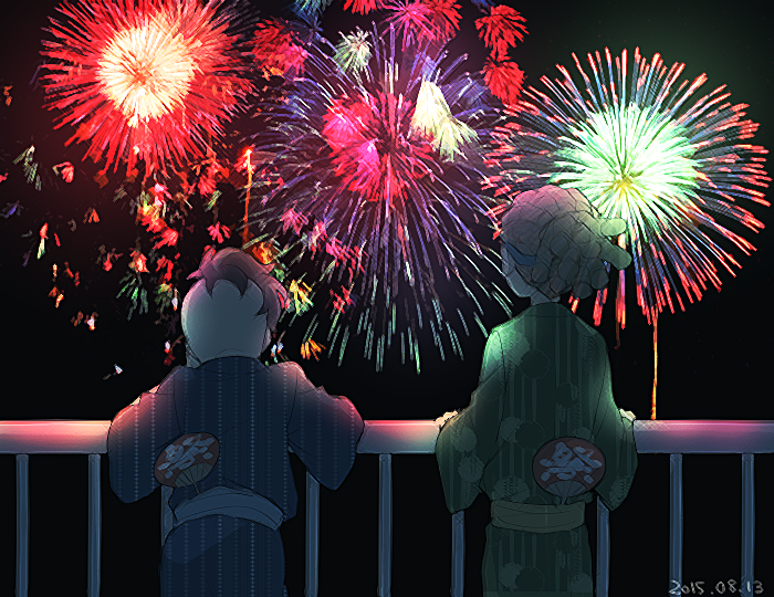 kidou yuuto and fudou akio (inazuma eleven) drawn by saku_anna