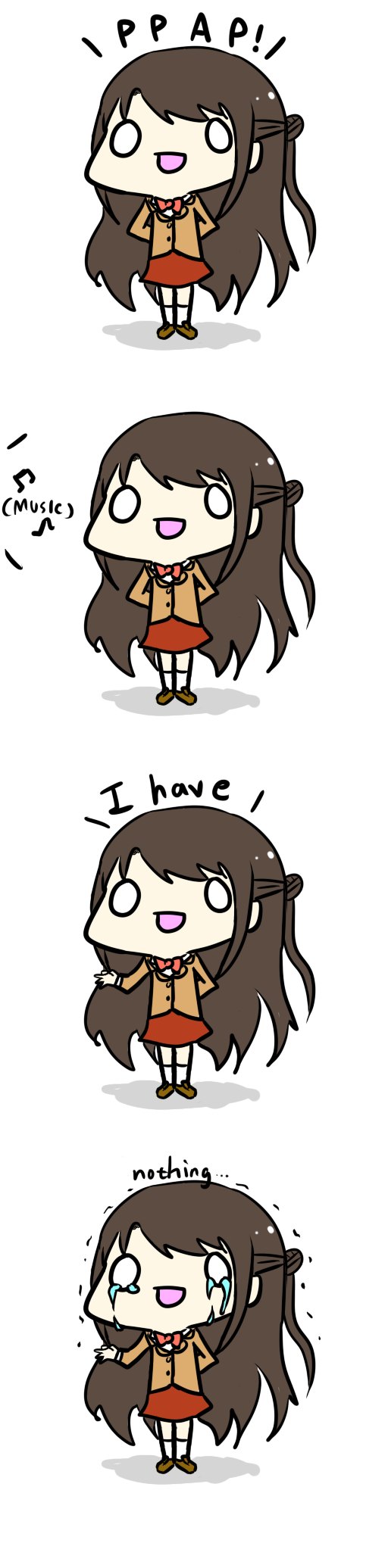 shimamura uzuki (idolmaster and 2 more) drawn by qb_(drawingsomething2015)