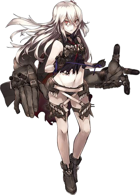 destroyer water oni (kantai collection) drawn by konishi_(koconatu)