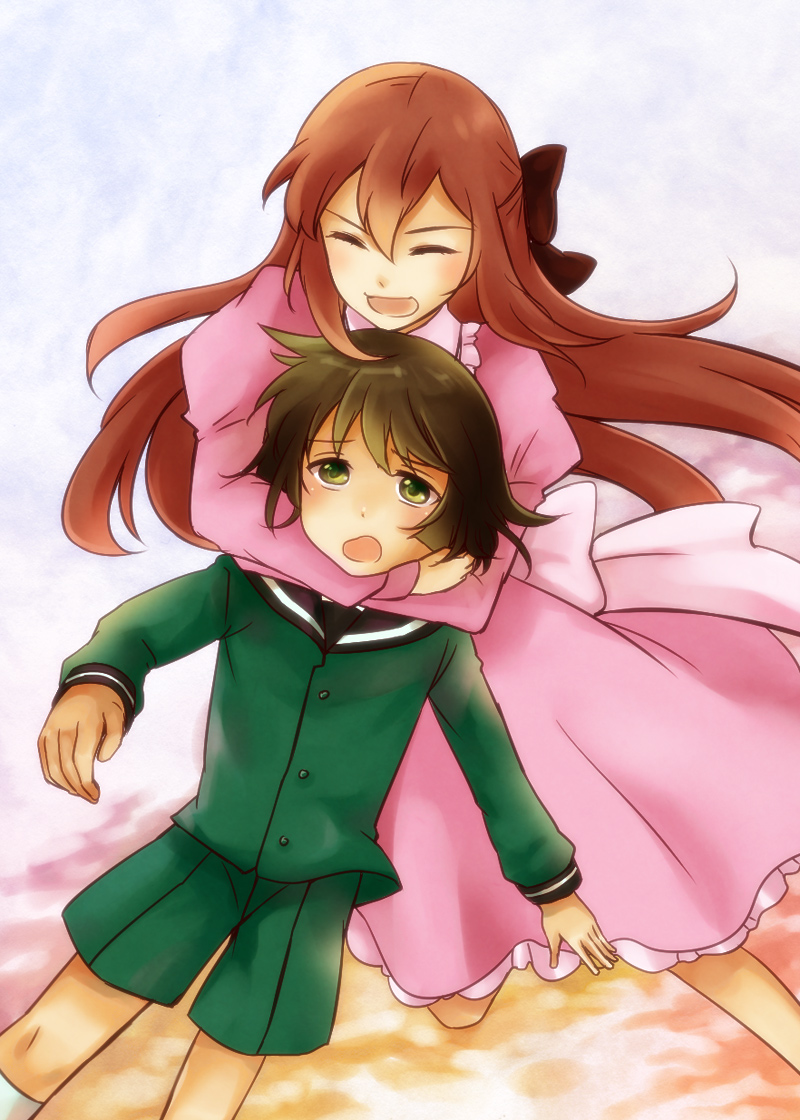 tsubomi fujiko and hyoubu kyousuke (zettai karen children and 1 more) drawn by rimorimo