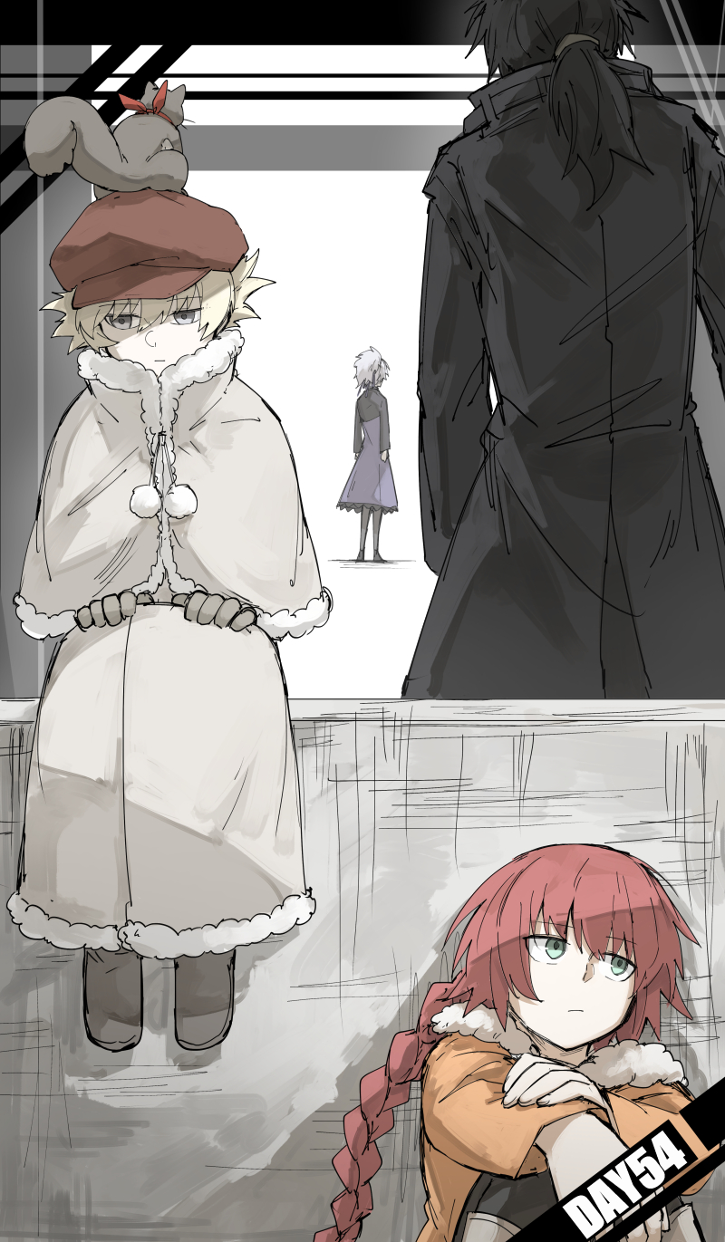 yin, hei, suou pavlichenko, and july (darker than black) drawn by kankan33333