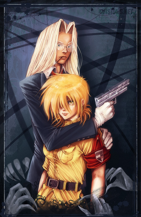 seras victoria and integra hellsing (hellsing) drawn by carpenoctem