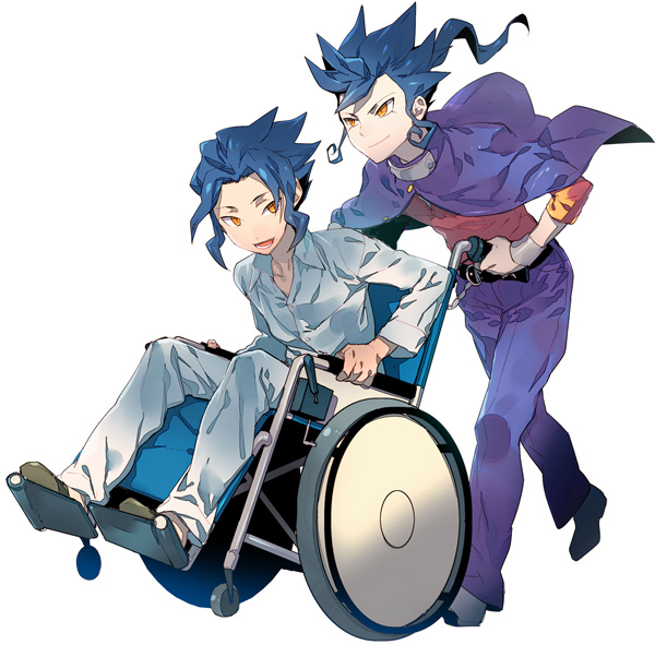 tsurugi kyousuke and tsurugi yuuichi (inazuma eleven and 1 more) drawn by tenobesama