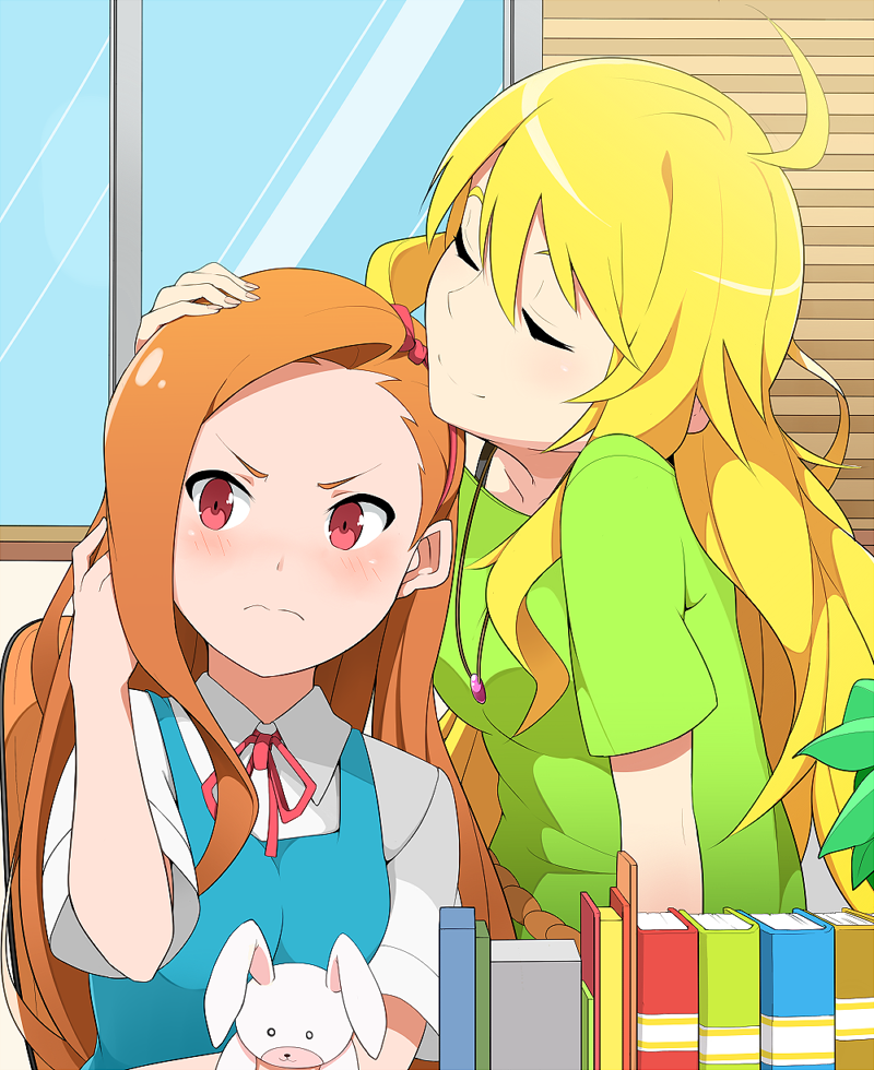 hoshii miki, minase iori, and usa-chan (idolmaster) drawn by haseneko