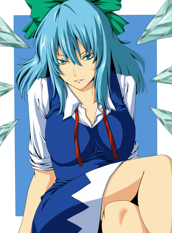 cirno (touhou) drawn by shouji_nigou