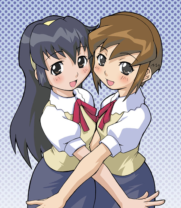 amano misao and yunoki yoriko (battle programmer shirase) drawn by haganemaru_kennosuke