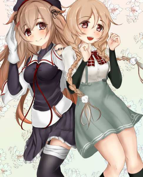 murasame, murasame kai ni, and minegumo (kantai collection) drawn by rinsu_(rins10215)