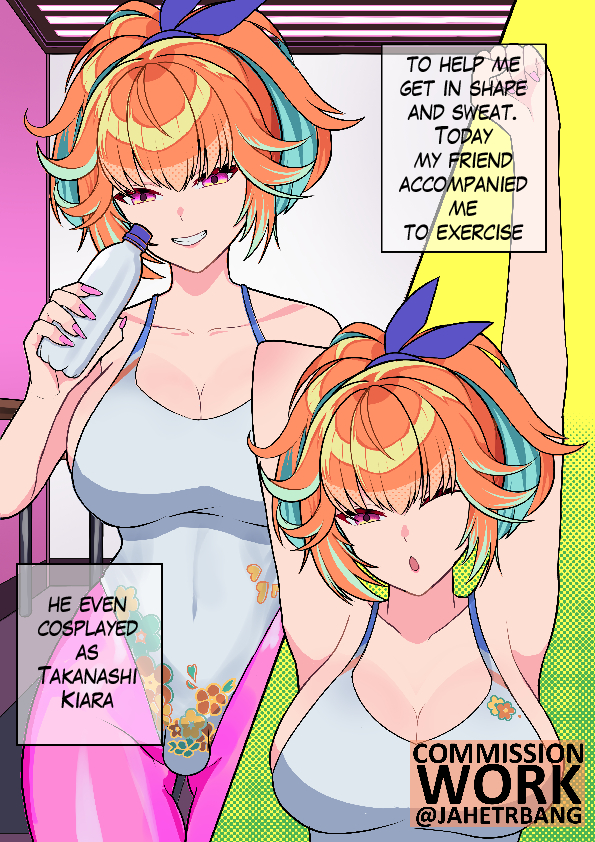 takanashi kiara (hololive and 1 more) drawn by jaheterbang