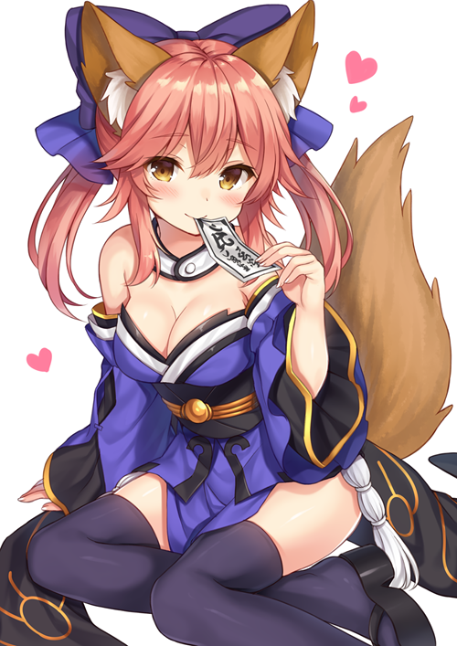 tamamo and tamamo no mae (fate and 1 more) drawn by shiromikan
