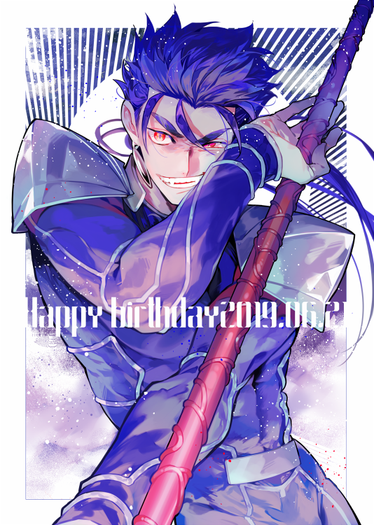 cu chulainn (fate and 1 more) drawn by tatsuta_age