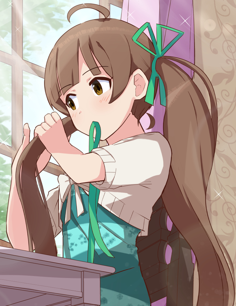 hakozaki serika (idolmaster and 2 more) drawn by trinitro_t