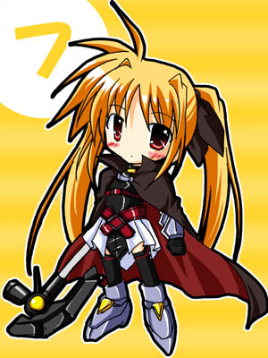 fate testarossa and bardiche (lyrical nanoha and 2 more)