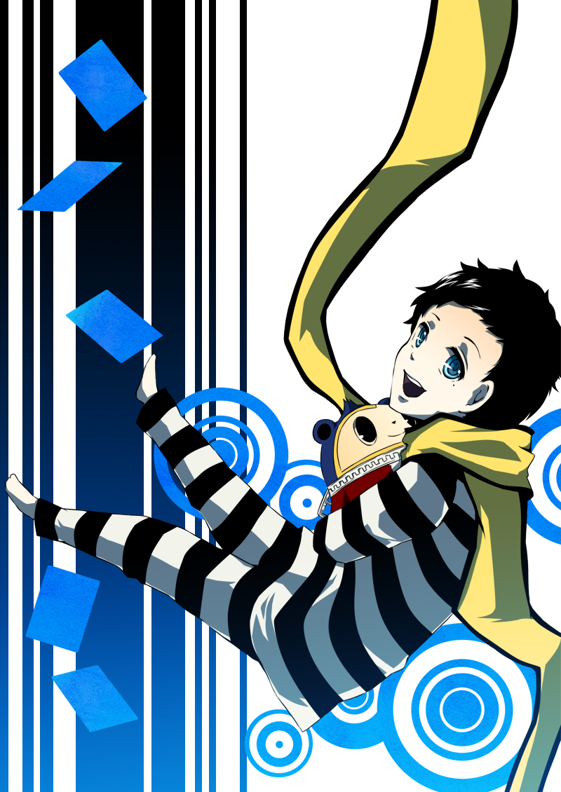 kuma, mochizuki ryouji, and pharos (persona and 2 more) drawn by shuu_moto