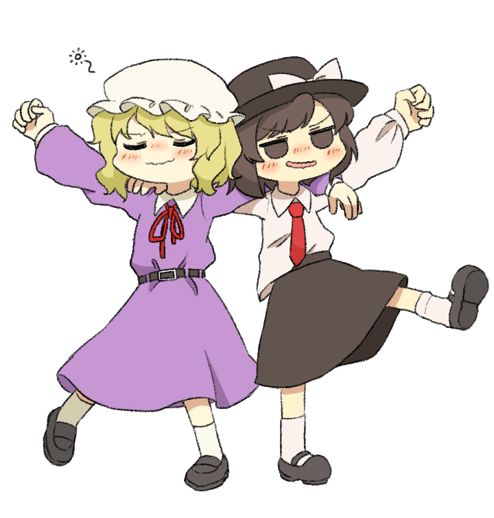 usami renko and maribel hearn (touhou) drawn by sasa_kichi