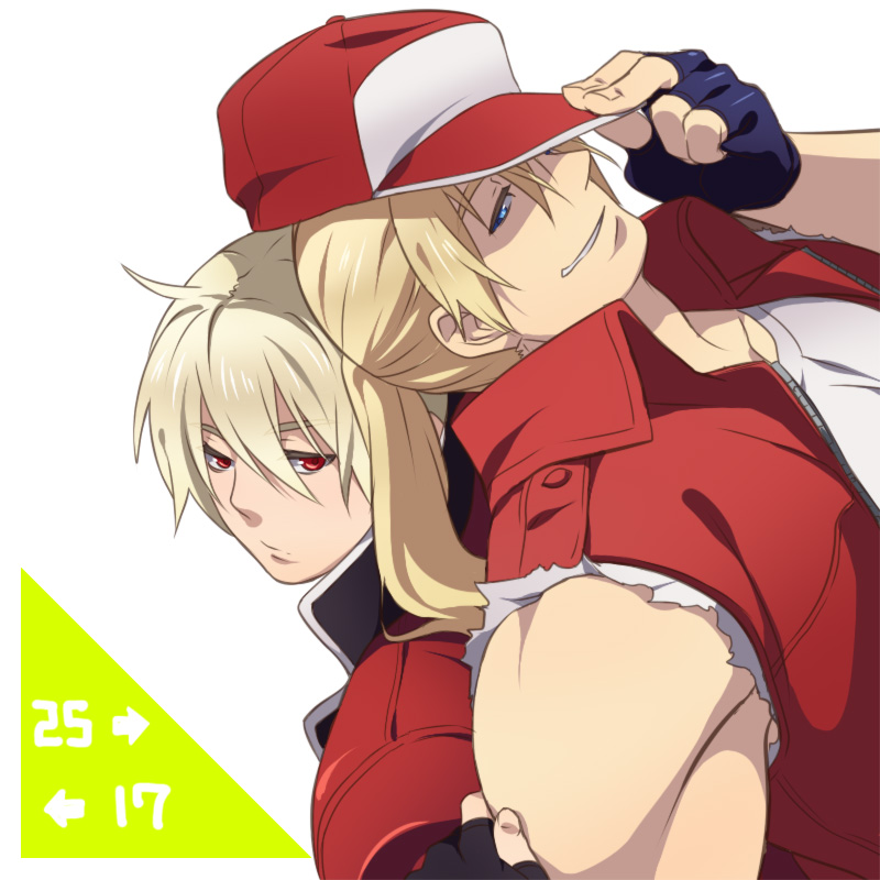 terry bogard and rock howard (the king of fighters and 3 more) drawn by satowo