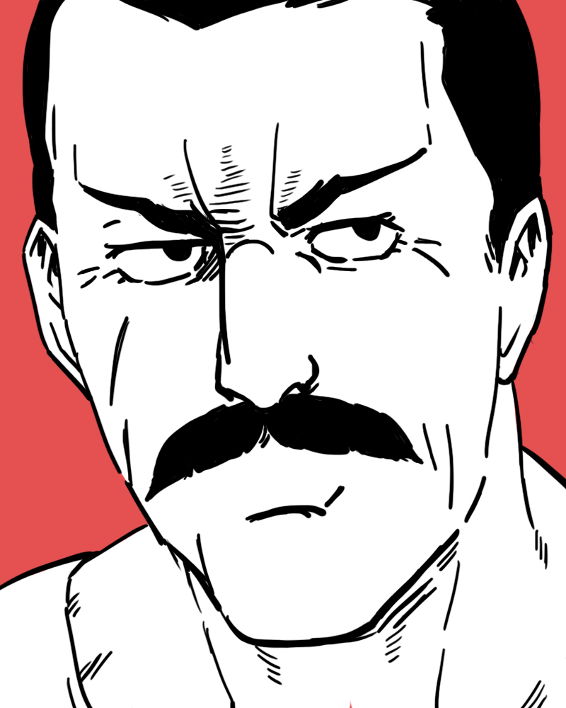 freddie mercury (sakigake!! cromartie koukou) drawn by bb_(baalbuddy)