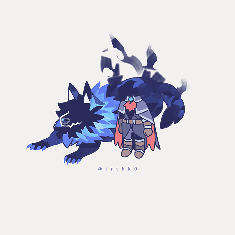 lobo and hessian (fate and 1 more) drawn by hiko_(lg612)