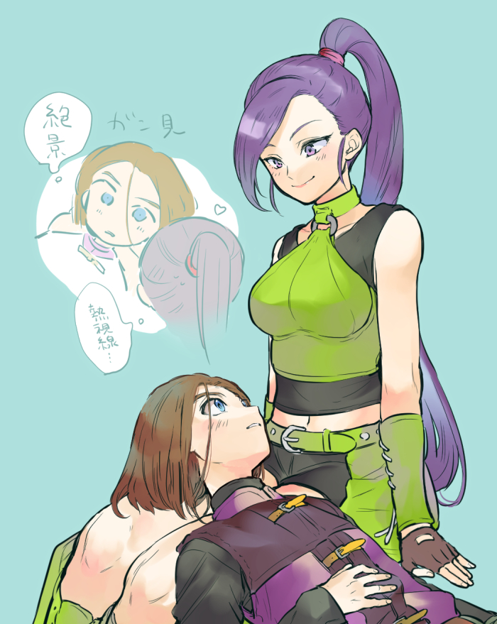 hero and martina (dragon quest and 1 more) drawn by misokatsu_(takoraisu)