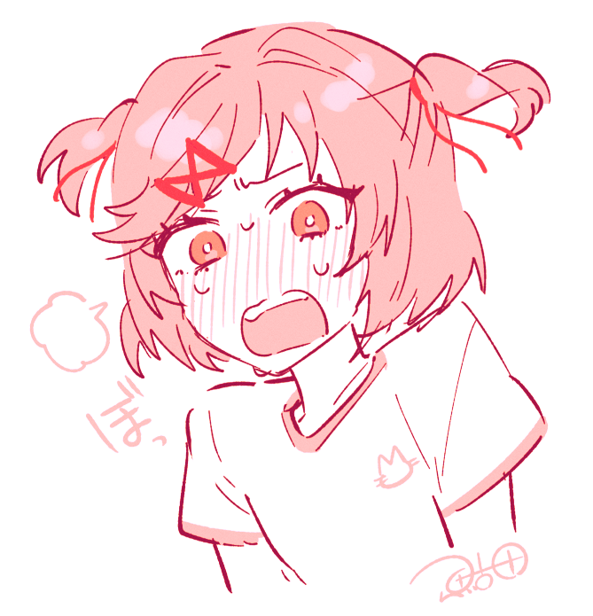 natsuki (doki doki literature club) drawn by ayuda_ayutaro