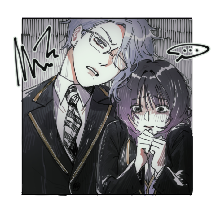 yuu and azul ashengrotto (twisted wonderland) drawn by azuchu