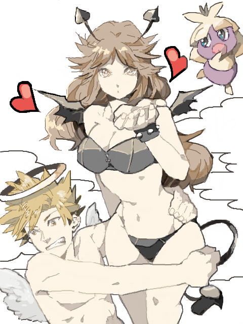 blue oak, leaf, and smoochum (pokemon and 1 more) drawn by rotasu