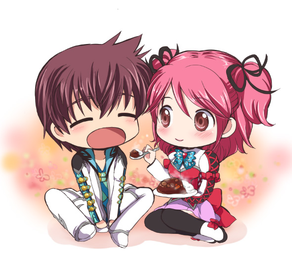 asbel lhant and cheria barnes (tales of and 1 more) drawn by akina_tsukako