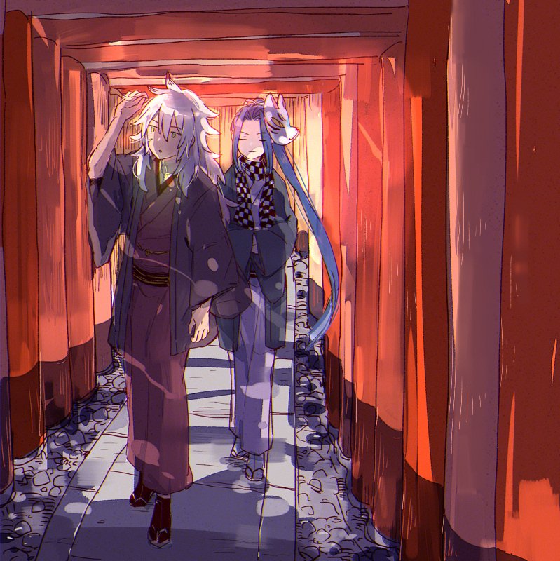 siegfried and sasaki kojirou (fate and 3 more) drawn by miyoshi_(m-mallow)
