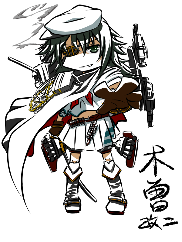 kiso and kiso kai ni (kantai collection) drawn by miyaryuu_(sunflower)