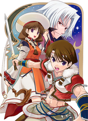 riannon, arthur, and arawn (tears to tiara) drawn by shirotsumekusa
