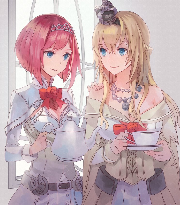 warspite and ark royal (kantai collection) drawn by kasumi_(skchkko)