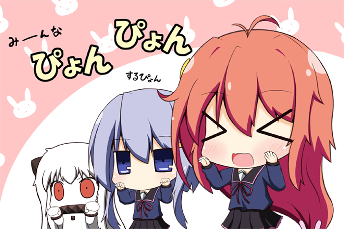 northern ocean princess, uzuki, and yayoi (kantai collection) drawn by ogarasu