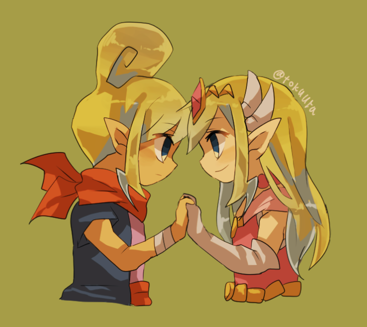 princess zelda, toon zelda, and tetra (the legend of zelda and 1 more) drawn by tokuura