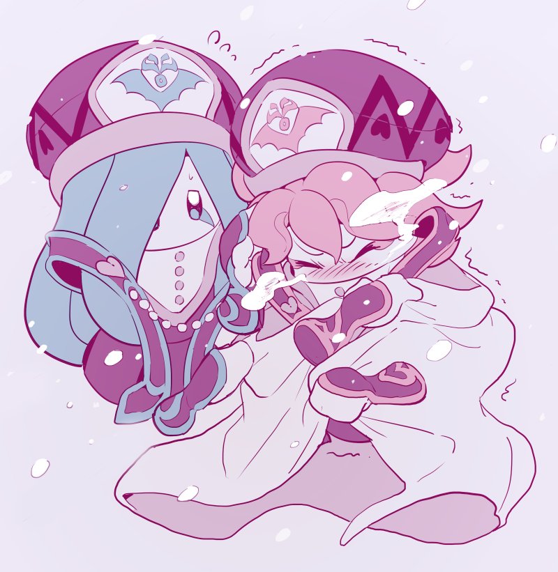 francisca and flamberge (kirby and 1 more) drawn by hu0dkja