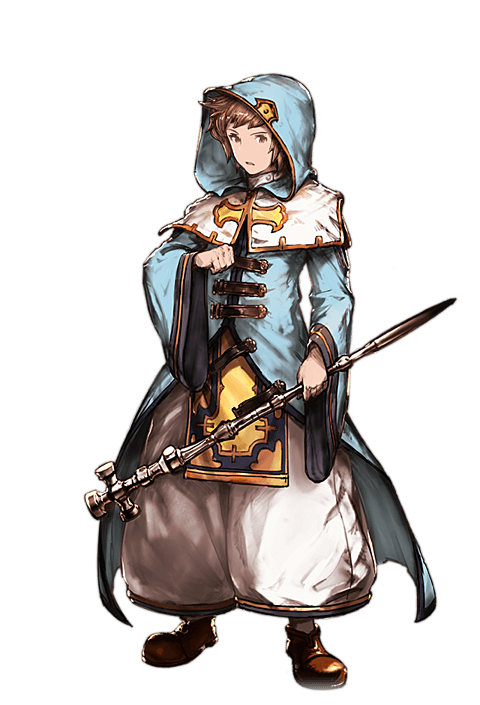 gran and priest (granblue fantasy) drawn by minaba_hideo
