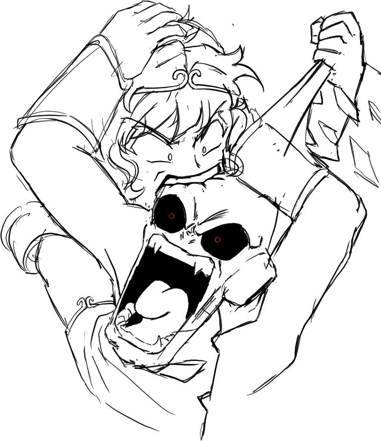 son biten, majin buu, and kid buu (touhou and 3 more) drawn by jackyyeah