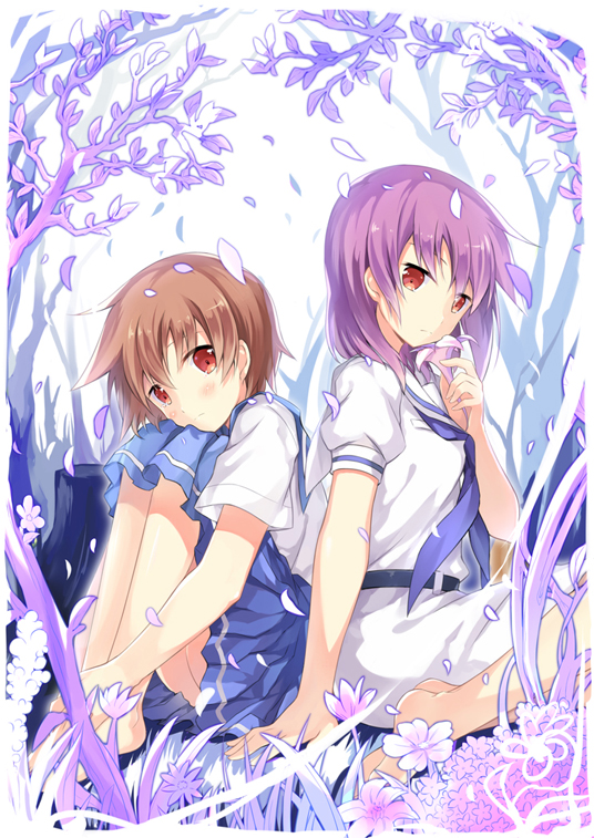 miyanaga saki and miyanaga teru (saki) drawn by kinoshita_neko