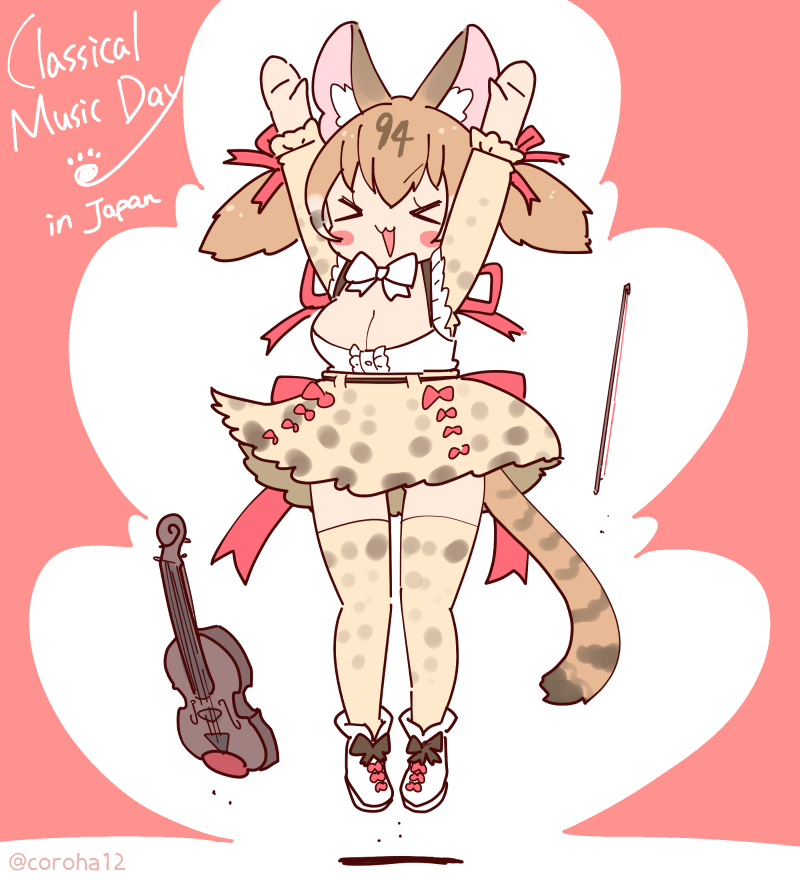 large-spotted genet (kemono friends and 1 more) drawn by coroha