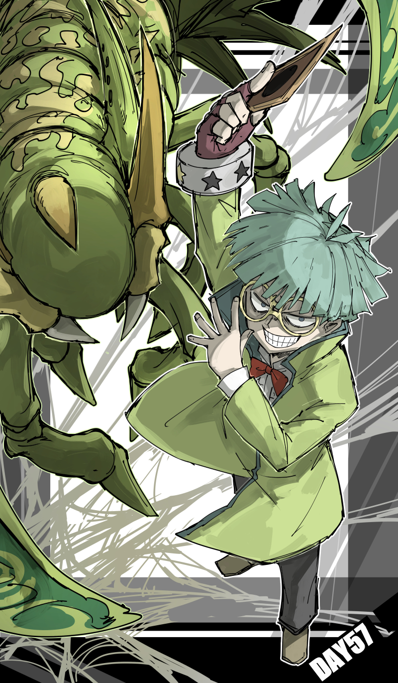 insector haga and perfectly ultimate great moth (yu-gi-oh! and 1 more) drawn by kankan33333