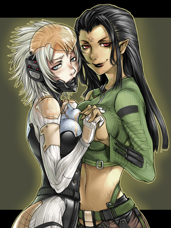 raiden and vamp (metal gear and 2 more) drawn by drowdragon