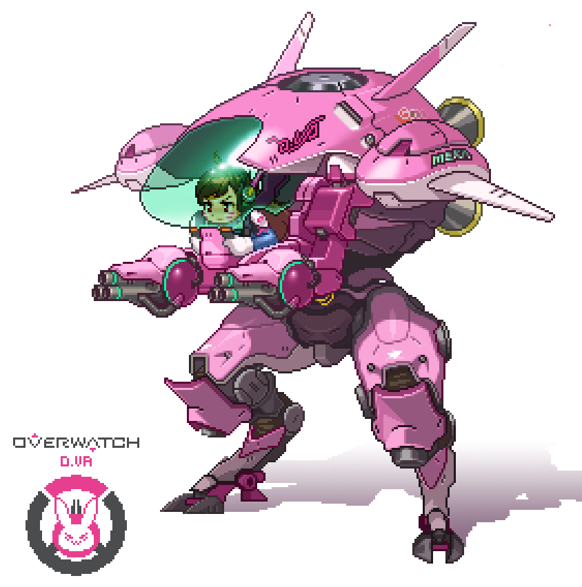 d.va (overwatch and 1 more) drawn by illustsana