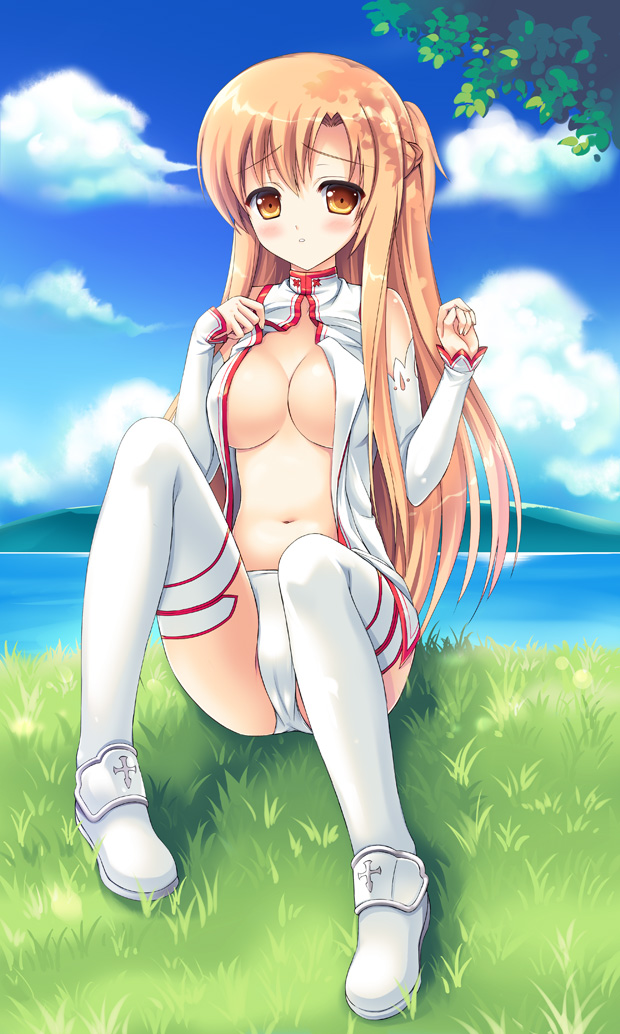asuna (sword art online) drawn by fukase_ayaka