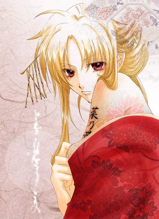 fate testarossa (lyrical nanoha and 1 more) drawn by lina_(interlude)