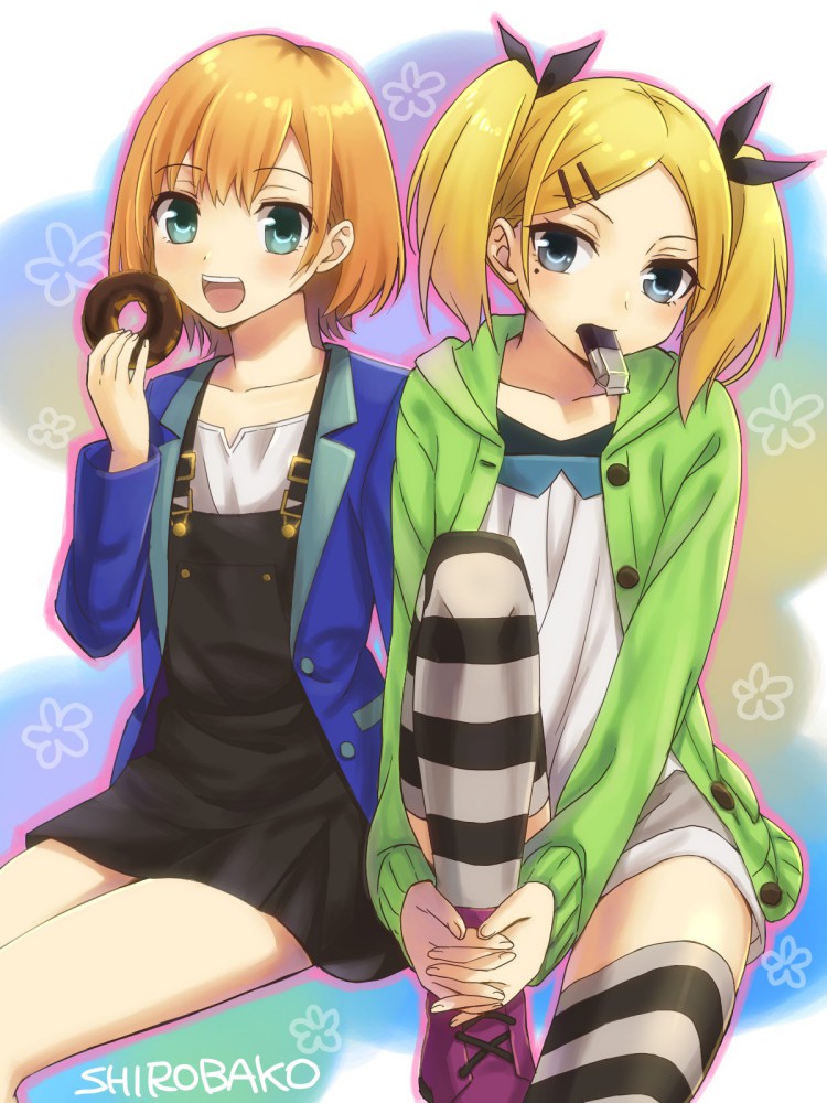 miyamori aoi and yano erika (shirobako) drawn by 403_(artist)