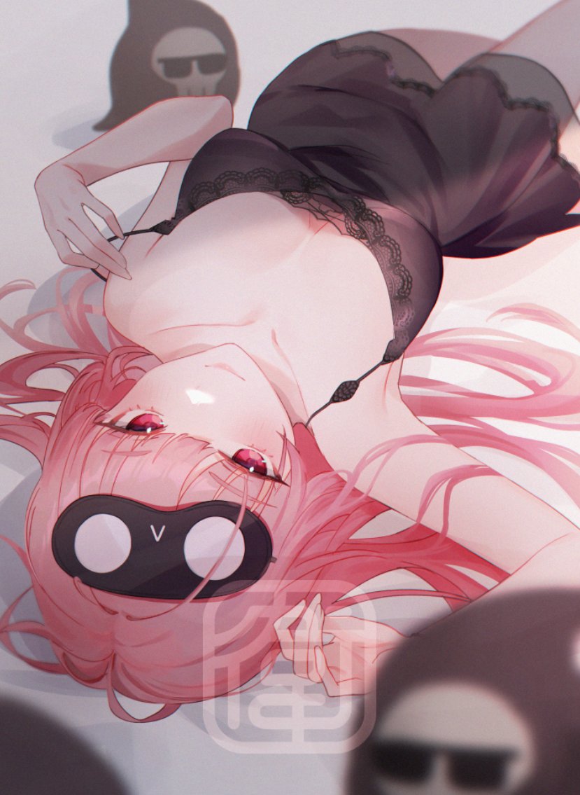 mori calliope and death-sensei (hololive and 1 more) drawn by juwei