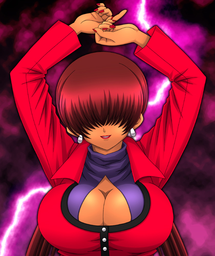 shermie and orochi shermie (the king of fighters) drawn by pluco